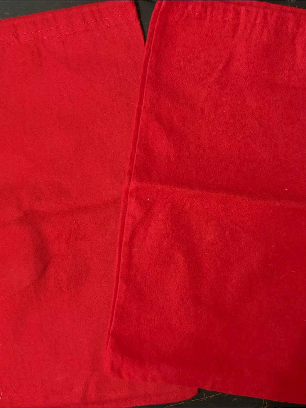 Christian Louboutin Red Dust Bag with Black Logo (Pair) - Picture 2 of 2